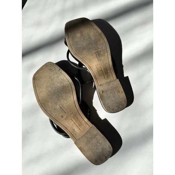 Dolce Vita Leanna Sandal Black Flats Minimal - Picture 5 of 5
